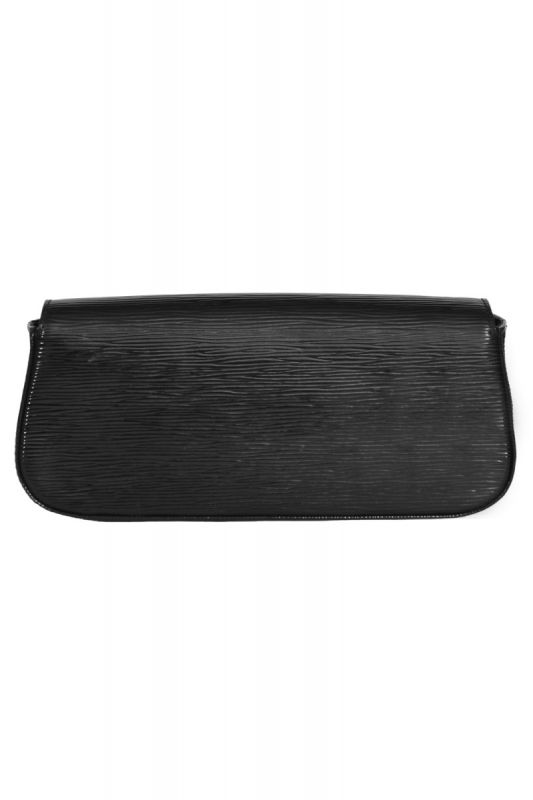 LOUIS VUITTON BLACK EPI LEATHER SOBE CLUTCH