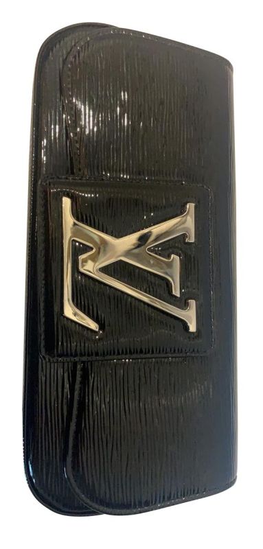 LOUIS VUITTON BLACK EPI LEATHER SOBE CLUTCH