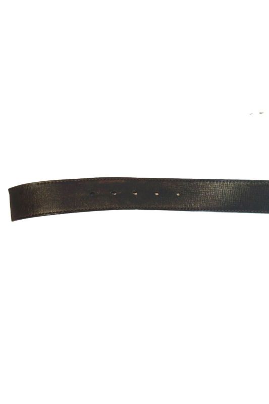 LOUIS VUITTON BLACK INITIALS BELT