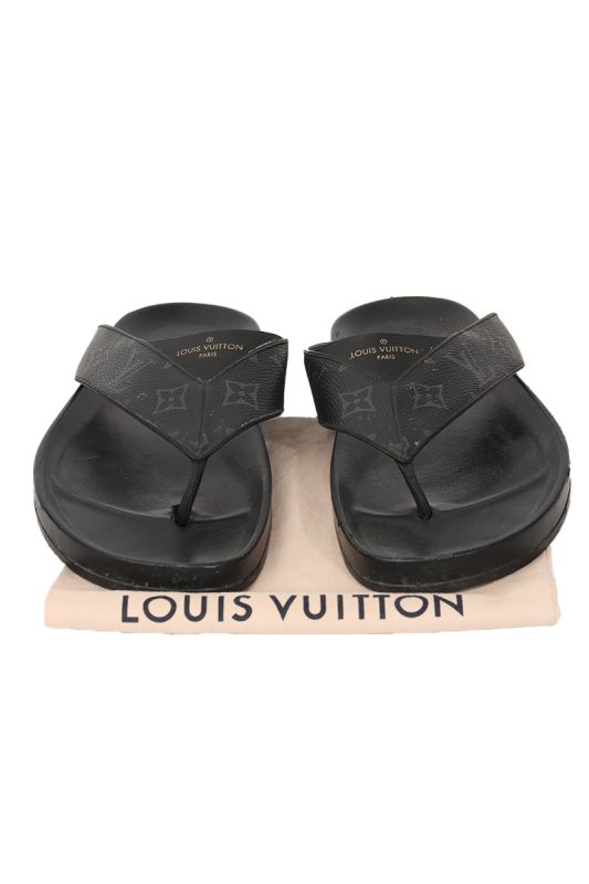 Louis Vuitton Black Monogram EU 44 Loafers