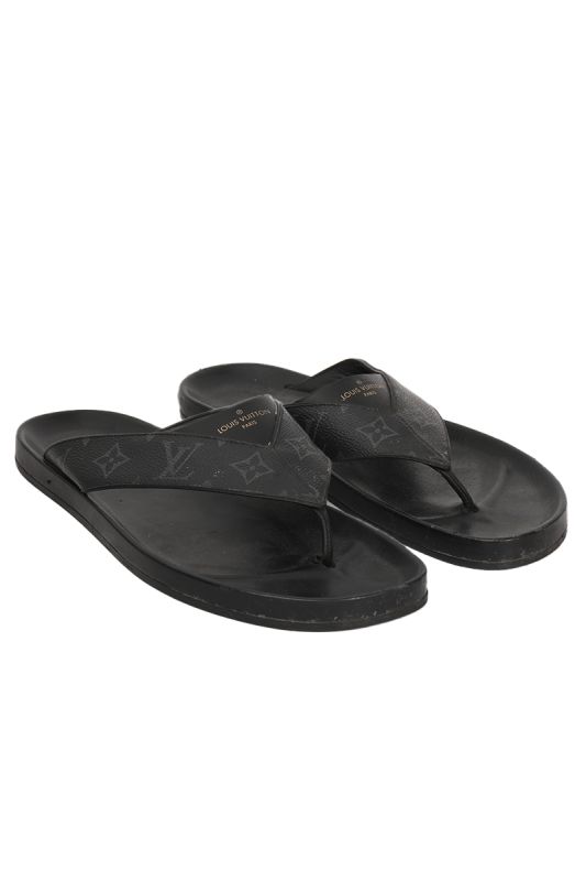 Louis Vuitton Black Monogram EU 44 Loafers