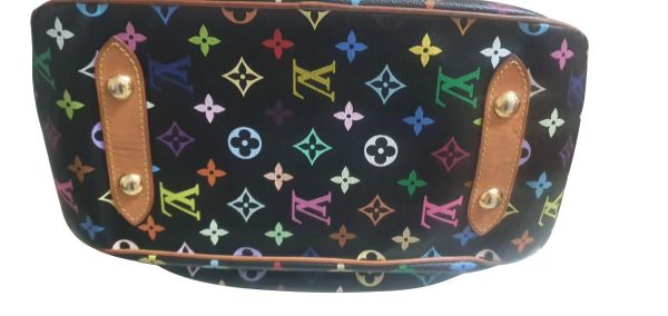 LOUIS VUITTON BLACK MULTICOLORE MONOGRAM CANVAS RITA BAG