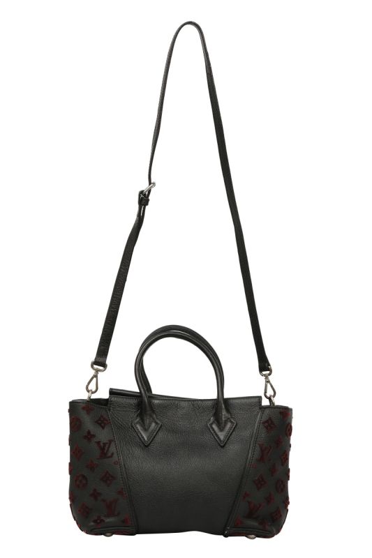 Louis Vuitton Black Orfevre and VeauCacemire Calfskin Leather PM Tote Bag
