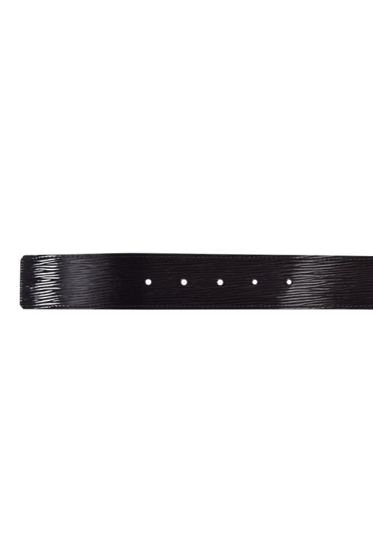 Louis Vuitton Black Patent Epi Leather  Belt