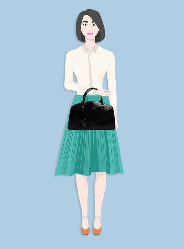LOUIS VUITTON BLACK PATENT EPI LEATHER JASMIN TOTE