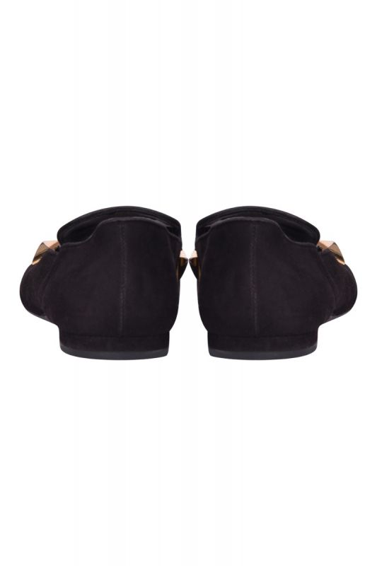 Louis Vuitton Black Suede Loafers