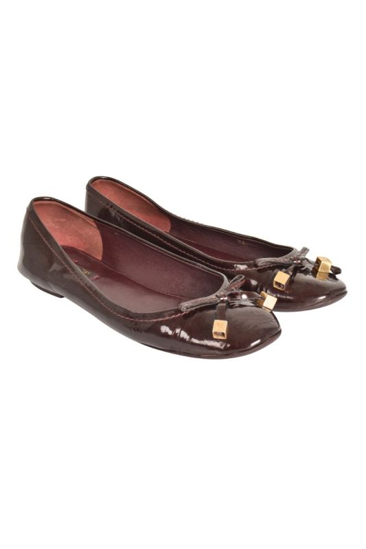 LOUIS VUITTON BOW BALLET FLATS