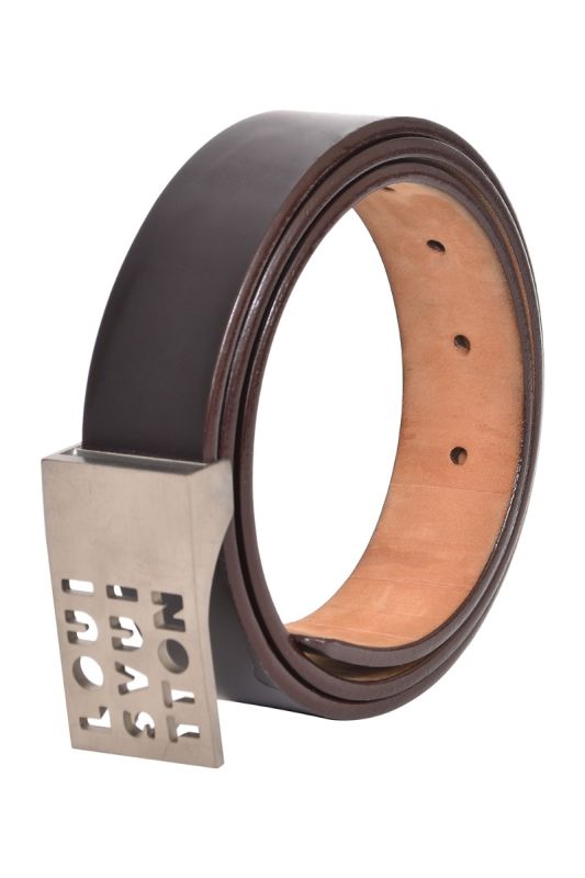 Louis Vuitton Brown Leather Belt