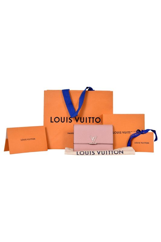 Louis Vuitton Capucines  Magnolia Compact Wallet