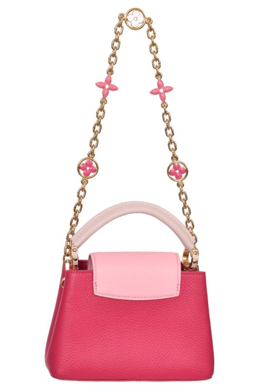Louis Vuitton Capucines Mini Pondichery Pink Handbag