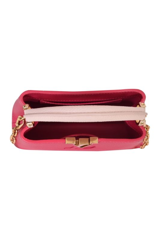 Louis Vuitton Capucines Mini Pondichery Pink Handbag