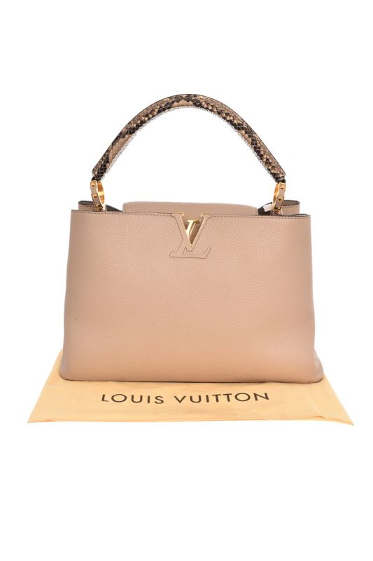 LOUIS VUITTON CAPUCINES MM EXOTIC SKIN TOTE BAG