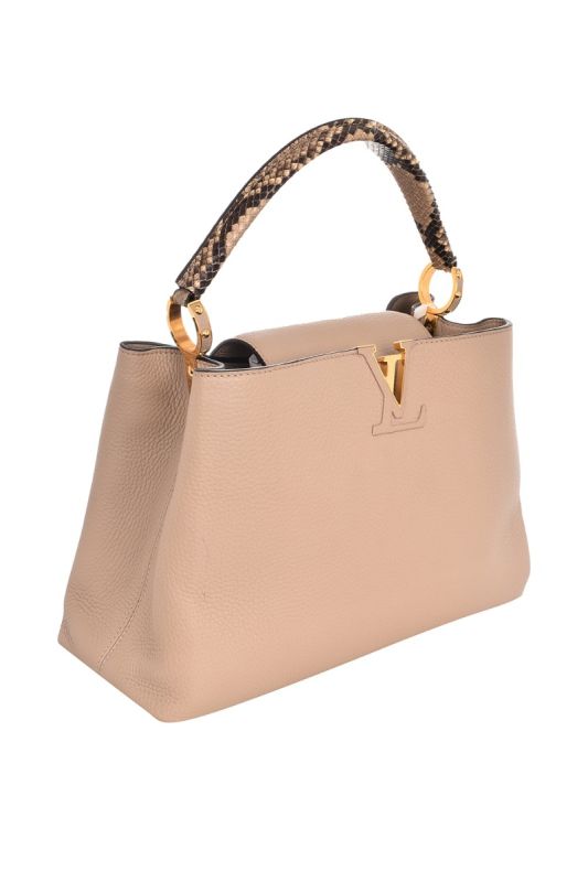 LOUIS VUITTON CAPUCINES MM EXOTIC SKIN TOTE BAG