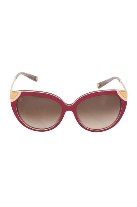 Louis Vuitton Cat Eyed Red Sunglasses