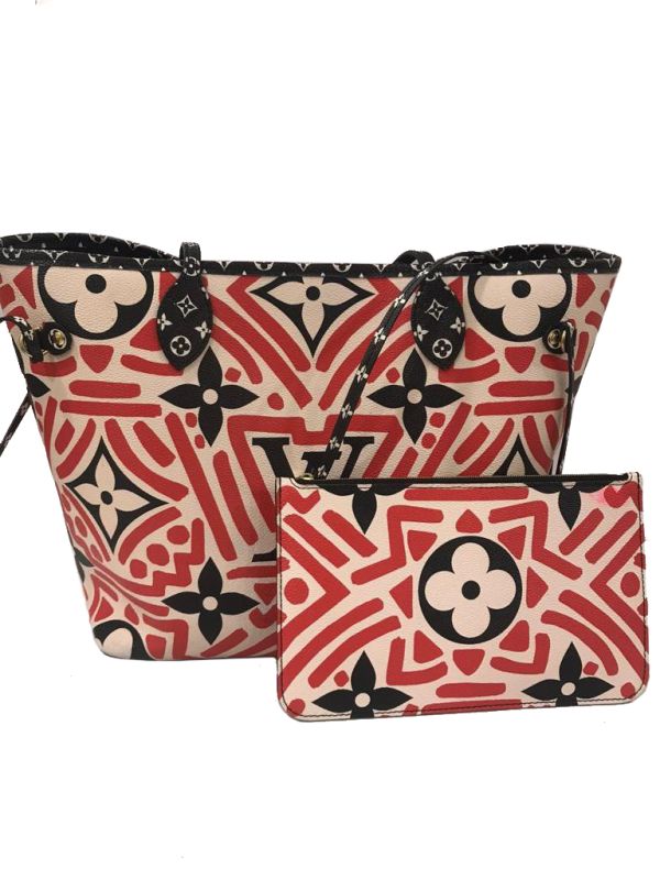 Louis Vuitton Crafty Neverfull MM Tote Bag