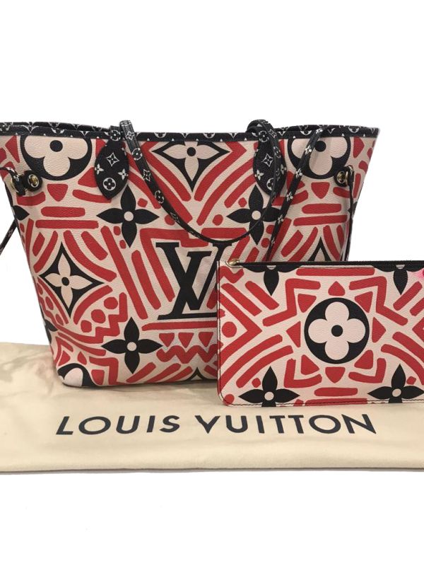 Louis Vuitton Crafty Neverfull MM Tote Bag