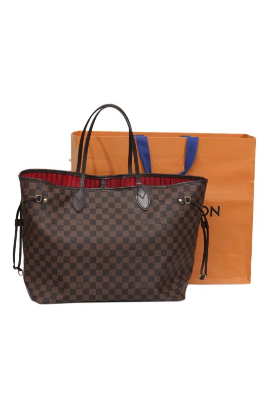 Louis Vuitton Damier Canvas Neverfull Gm Tote Bag RT164-10