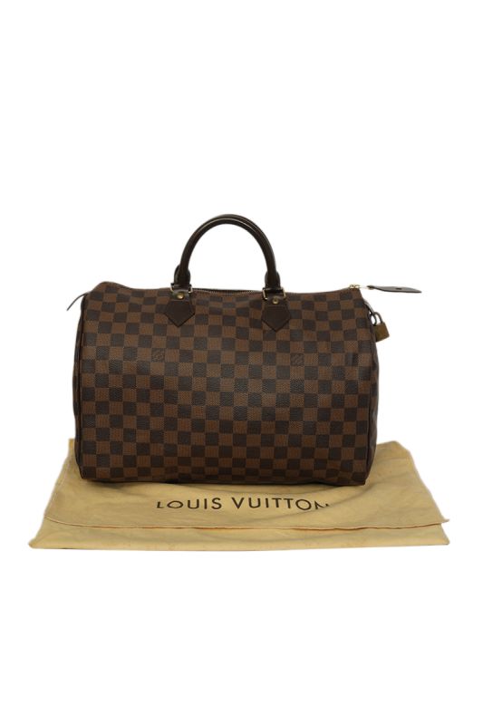 Louis Vuitton Damier Canvas Speedy 35 Bag