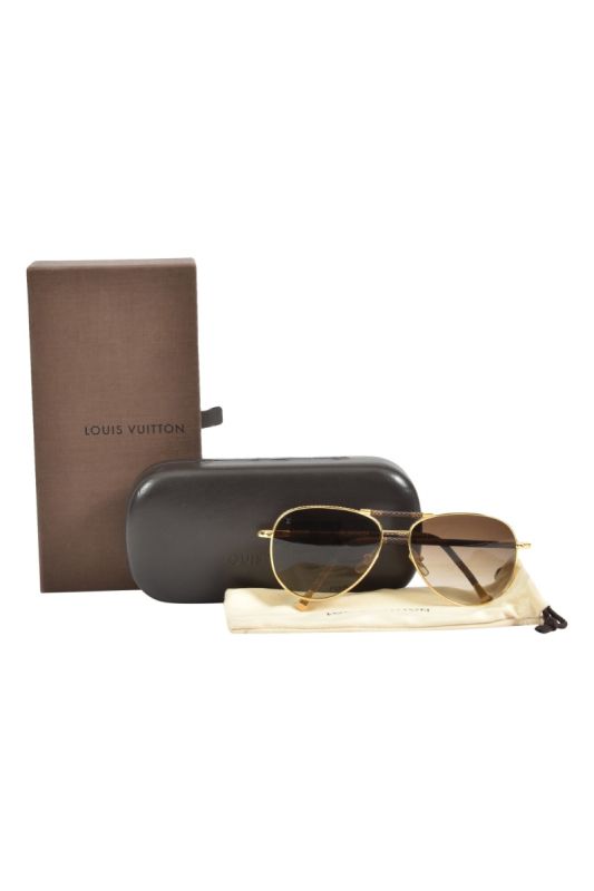 Louis Vuitton Damier Ebene Conspiration Pilote Aviators