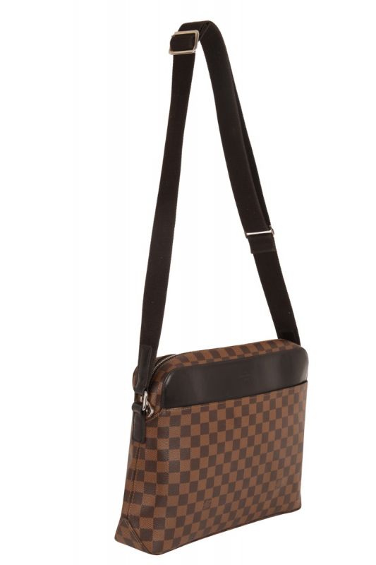 LOUIS VUITTON DAMIER EBENE JAKE MESSENGER BAG