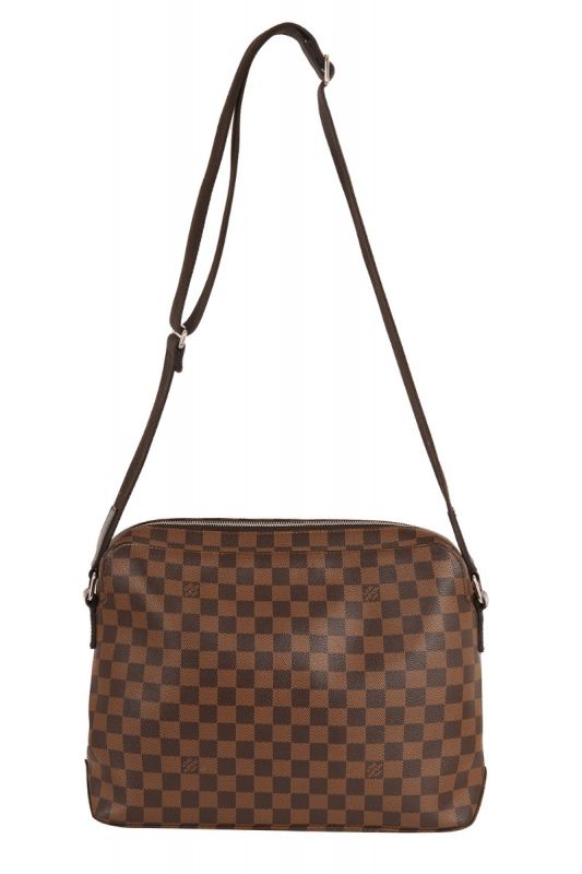 LOUIS VUITTON DAMIER EBENE JAKE MESSENGER BAG