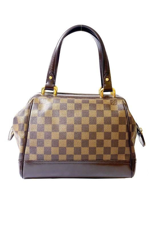 LOUIS VUITTON DAMIER EBENE KNITSBRIDGE BAG RT46