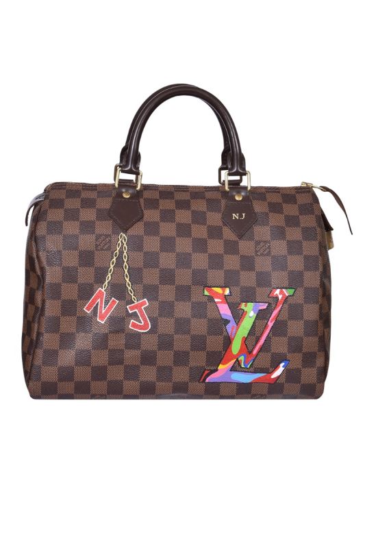 Louis Vuitton Damier Ebene Speedy 30 Handbag