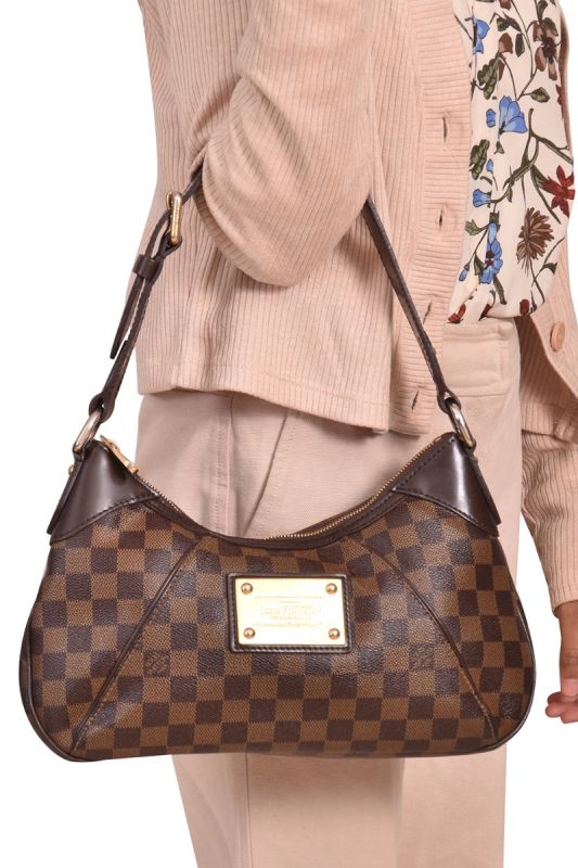 Louis Vuitton Damier Ebene Thames Shoulder Bag RT135-10