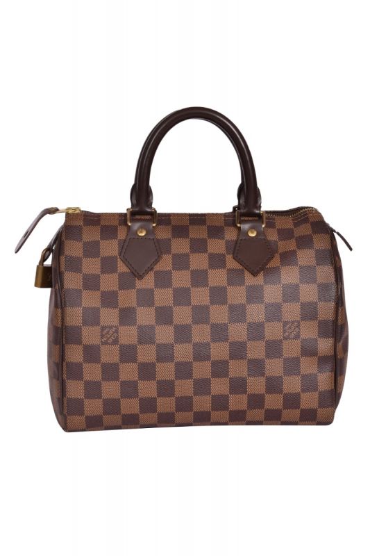 Louis Vuitton Damier Ebene Speedy 25 Handbag