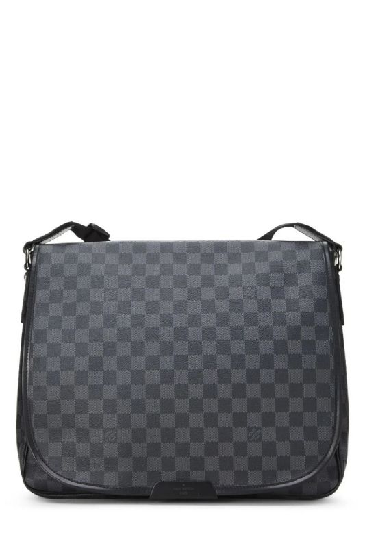 LOUIS VUITTON DAMIER GRAPHITE RENZO MESSENGER BAG