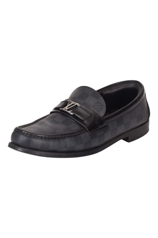 Louis Vuitton Damier Logo Loafers