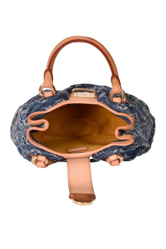 Louis Vuitton denim Monogram Pleaty bag