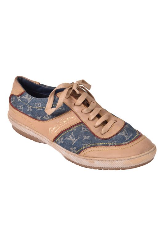 Louis Vuitton Denim Monogram Sneakers