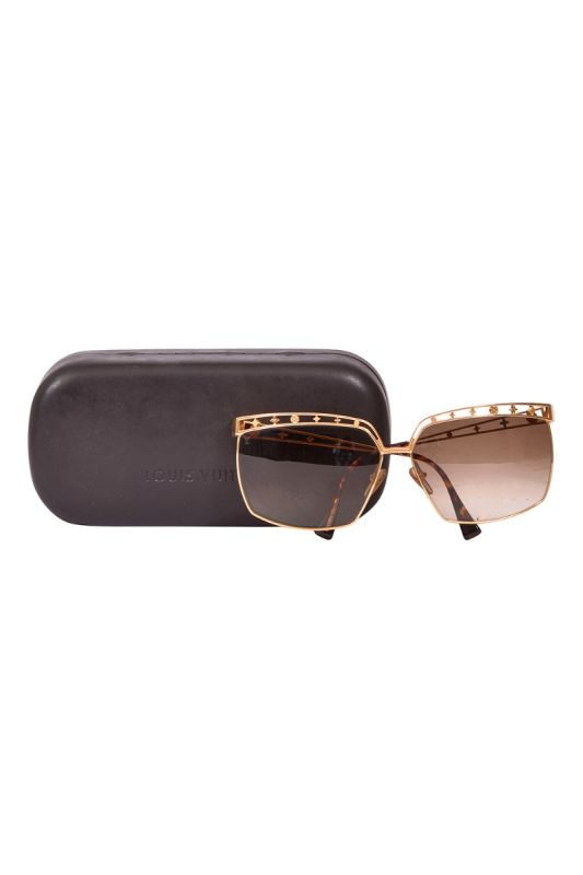 Louis Vuitton Gold Dorothy Sunglasses