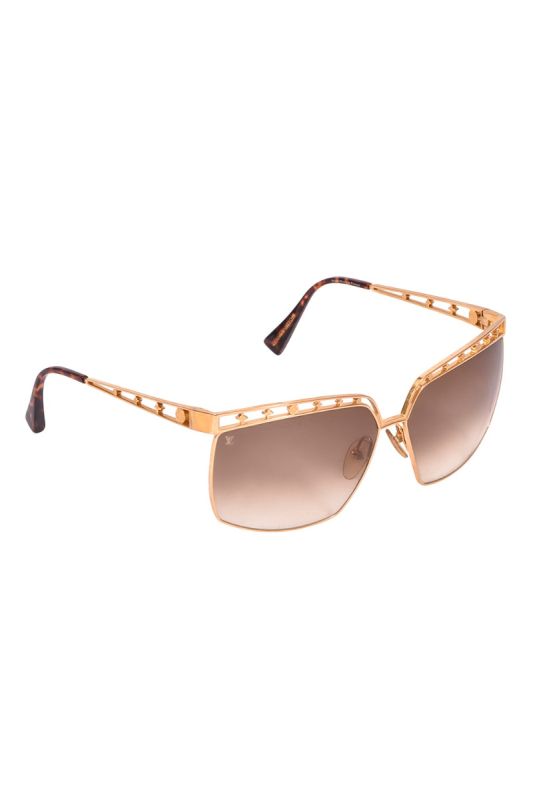 Louis Vuitton Gold Dorothy Sunglasses