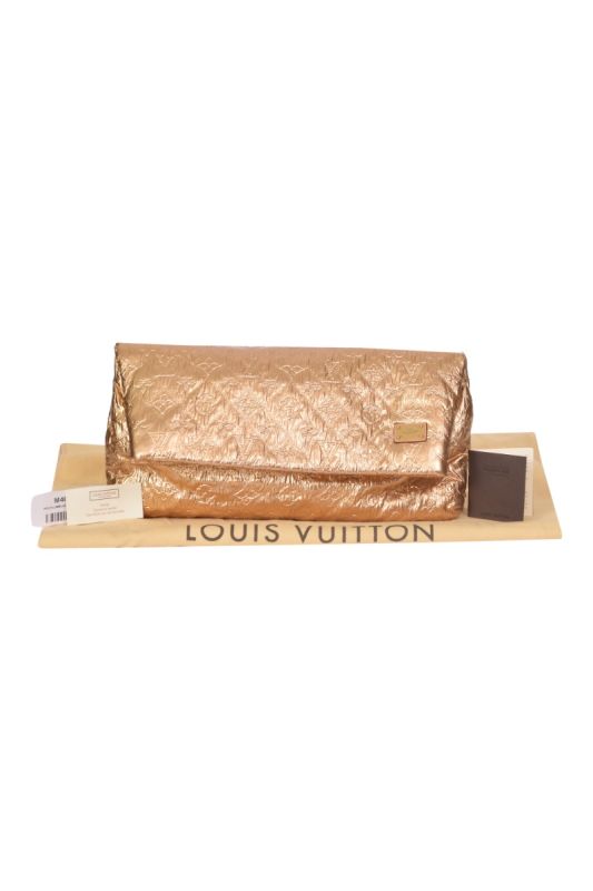 Louis Vuitton Gold Monogram Cowhide Limelight Clutch