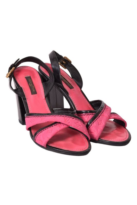 Louis Vuitton Leather Block Heels
