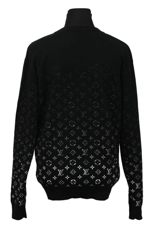 Louis Vuitton Monogram Black Sweater