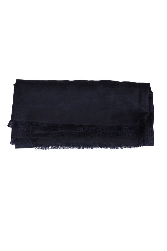 Louis Vuitton Monogram Blue Shawl