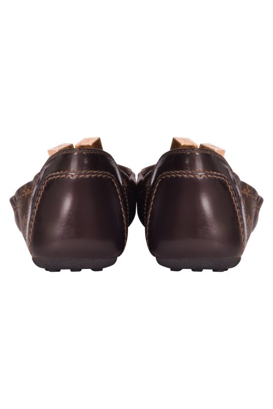 Louis Vuitton EU 39 Monogram Cap Toe Leather Ballet Flats