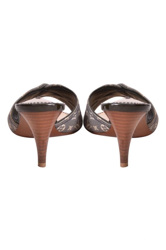 Louis Vuitton Monogram Denim Heels