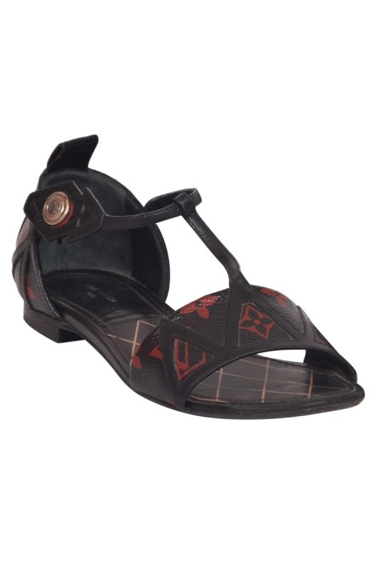 Louis Vuitton Monogram Leather Sandals