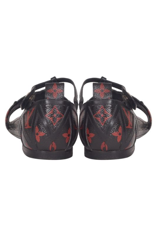 Louis Vuitton Monogram Leather Sandals