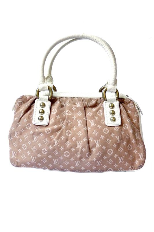 LOUIS VUITTON MONOGRAM LIN TRAPEZE TOP HANDLE BAG PM