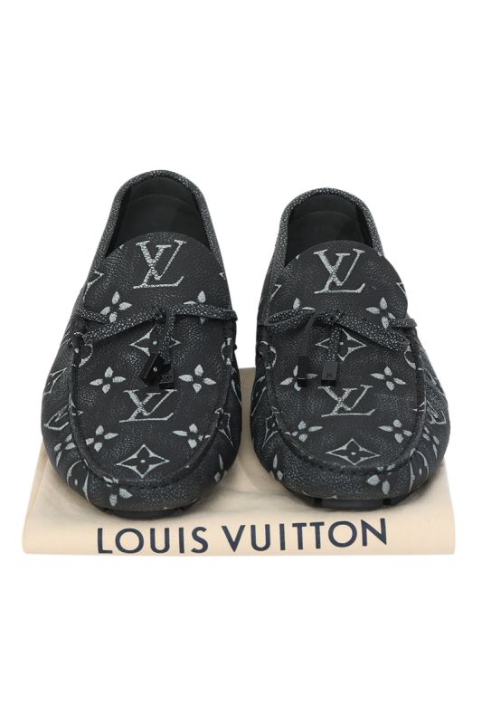 Louis Vuitton Monogram Plain Toe Driver Moccasins