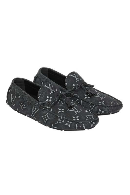 Louis Vuitton Monogram Plain Toe Driver Moccasins