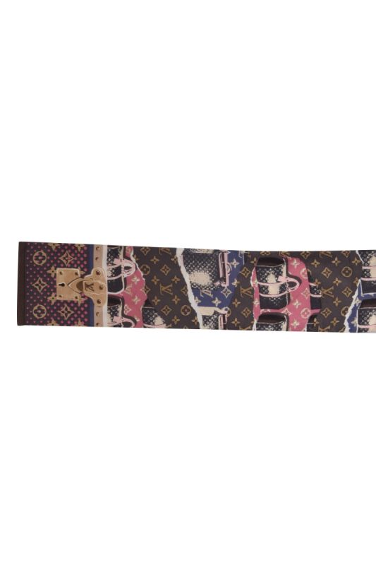 Louis Vuitton Monogram Silk Twilly
