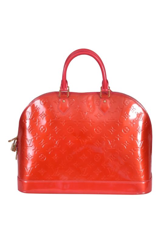 Louis Vuitton Monogram Vernis Alma GM Patent Leather Bag