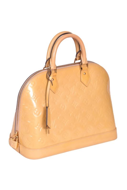 Louis Vuitton Monogram Vernis Alma Pm Patent Leather Handbag