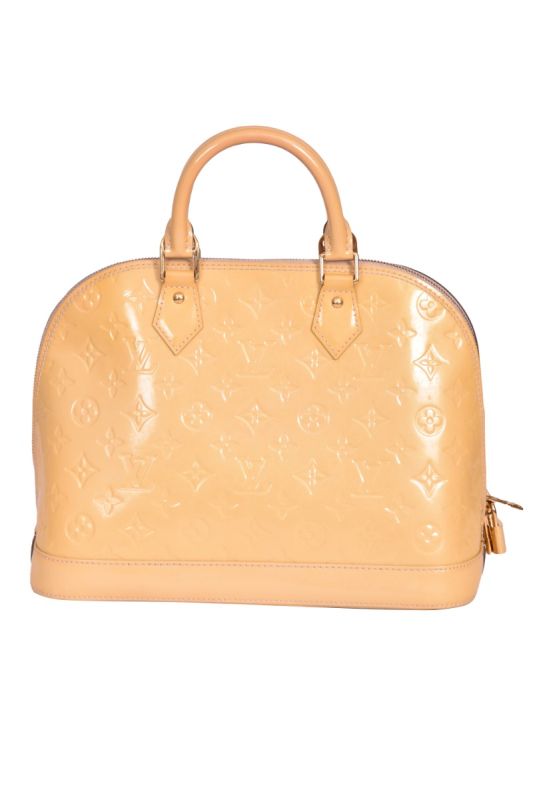Louis Vuitton Monogram Vernis Alma Pm Patent Leather Handbag